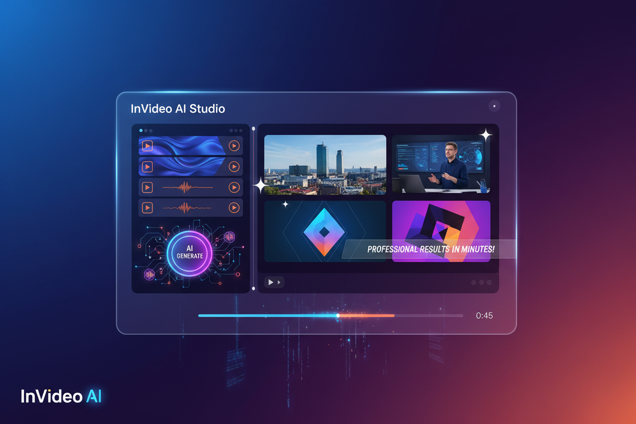 InVideo - Tekoälyvideot helposti - Onko tämä paras Ai-työkalu videoiden tekemiseen 2026