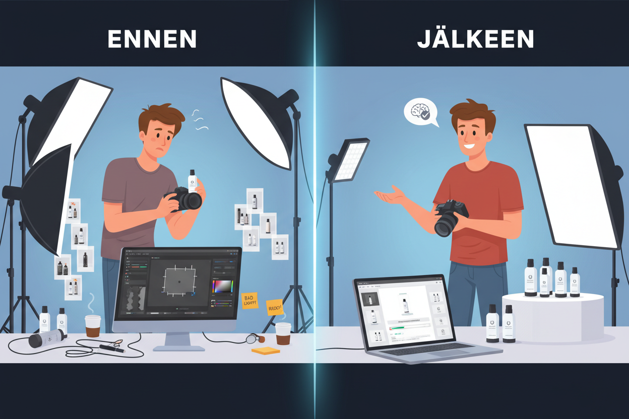 Phot.ai salainen ase verkkokauppiaalle ja yrittäjille - Tuotekuvien muokkaaminen helposti tekoälyllä